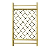 人工竹垣　プラスチック枝折戸　幅2尺　W60×H100cm