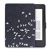 WALNEW Amazon Kindle PaperwhiteとPaperwhiteマンガモデル用カバー　鳥の絵　素材クリア　最も薄く、最軽量の保護 レザーケース マグネット機能搭載, 鳥