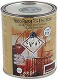SamaN SAM-314-1L 1-Quart Interior Stain for Fine Wood for Seal, Stain and Varnish, Dark Walnut [並行輸入