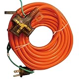 MEC-103-OG ソフト延長コード 10m オレピンプラグタイプ オレンジ