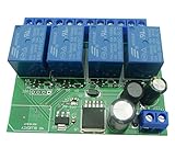 KKHMF 4.0 BLE ブルートゥース 4チャンネルリレーモジュール ワイヤレスリモコンスイッチ箱付