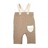 Hoppetta ニットサロペット ベージュ 70~80cm59373