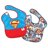 Bumkins DC Comics Super Bib, Superman Icon, 6-24 Months, 2 Pack by Bumkins [並行輸入品]