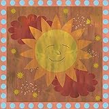 Green Leaf Art Happy Sun Canvas Art [並行輸入品]