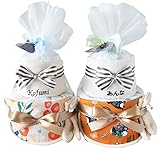 かわいい おしゃれ オムツケーキ 北欧 オーガニック 出産祝い 男の子 女の子 (S パンパース, カーニバル03)