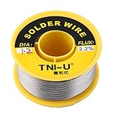 TNI-U 1.2mm 2.2％フラックススズリードロジンロールコアシルバーはんだワイヤー溶接はんだ付けリペア​​ツールリール溶融キット高純度