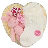 DinDonオリジナル バニー&ソックスセット P/レースW 0-3M #61301