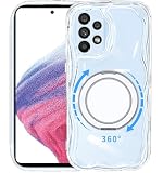 ATUSIDUN Galaxy A53 ケース クリア リング 360°回転スタンド galaxy a53 ケース 透明 耐衝撃 TPU ギャラクシーA53 スマホケース 軽量 薄型 人気 韓国 おしゃれ ストラップホール付き SC-53C SCG15 カバー