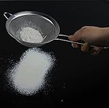 Rowwet（TM）2016 NEWストレーナーツールステンレス鋼のファインメッシュスキマー小麦粉ザルふるいふるい＃71197