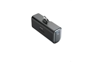 Anker Nano Power Bank (22.5W, Built-In USB-C Connector) (モバイルバッテリー 5000mAh 小型コンパクト)【PowerIQ搭載/USB-C一体型】 iPhone 15シリーズ (ブラック)