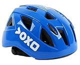 キッズ ヘルメット 自転車 ヘルメット 子供用 軽量　プロテクター サイクリング 女の子 男の子 (ブルー, S)