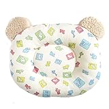 (ボリボンウーフ)boribon oeuf ベビー まくら/枕/ピロー オーガニック(フェブリエ柄)/ベージュ(クマ)