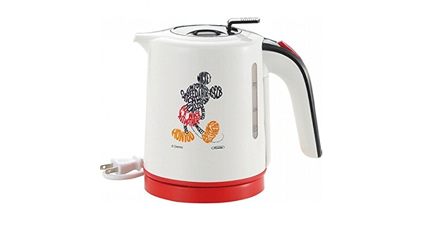 Amazon Co Jp Disney ディズニー ミッキーマウス ニュー電気ケトル １ １ｌ 電化製品 Mm 6 ホーム キッチン