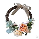 Kesoto 2本　フラワーリース　フラワー　アレンジメント　インテリア 　母の日 父の日 枯れない花　プレゼント　全4色 - シャンパン