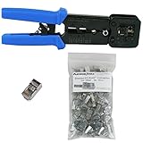 プラチナツール100054 ez-rjpro HDクリンプツール、ez-rj45 cat5e cat6 100コネクタ