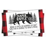 LumberjackおむつRaffleチケット( 50 Count ) – ベビーシャワーゲーム