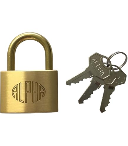 Amazon | アルファ 南京錠 同一キー KA #1000-35 20E35 110-663 110
