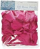 Darice RC-7209-94 Decorative Satin Loose Rose Petals, Fuschia, 100-Pack [並行輸入品]