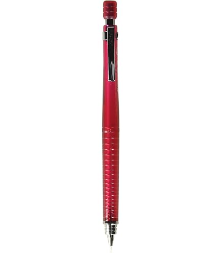 Amazon.co.jp: パイロット シャープペンシル S3 0.4mm 透明レッド