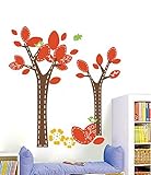 Pop Decors PT-0143-Vb Beautiful Wall Decal Wonderland Tree [並行輸入品]