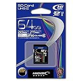 HIDISC 超高速SDXCカード 64GB CLASS10 UHS-II, U3, V90対応 HDSDX64GCL10U3JP3V90
