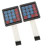 Baoblaze 2pcs　4x4マトリックス アレイ16キー 膜スイッチ キーパッド キーボード　Arduino AVR用　