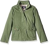 The Children's Place Big Girls Utility Jacket Truly Olive Medium/7/8 [並行輸入品]
