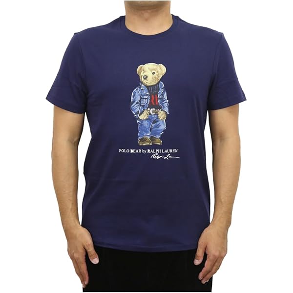 Amazon | (ポロ ラルフローレン) メンズ ポロベアー プリント クルー