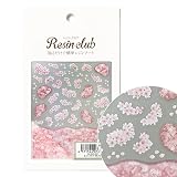 イングカワモト 【レジンクラブ】 レジン用シール 桜5 花霞(はながすみ) 両面タイプ レジン用シール RC-SKR-501