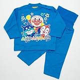 アンパンマンの長袖パジャマ/ブルー90cm（EA2833-B）