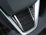 Yutner - 1pc Carbon Fiber Style Interior Steering Wheel Patch Cover Trim Fit For TOYOTA CAMRY 2018 C