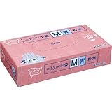 カウネット ニトリル手袋　粉無　青　Ｍ　１００枚×３０箱