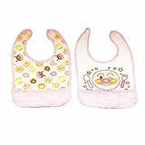 BANDAI アンパンマン スタイ よだれかけ 防水 ベビー 赤ちゃん 食事 (エプロン　ピンク)