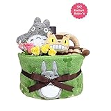 出産祝いに大人気！おむつケーキ となりのトトロ 豪華ガラガラ・ウォッシュタオルセット/内祝い/誕生日プレゼント ダイパーケーキ (パンパースS20 （出産祝い用に）)