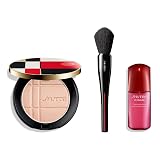SHISEIDO エンハンサーキット | カラー＋グロウ エンハンサー 02 Beige Crystal 7g + MARU FUDE マルチ フェイスブラシ + アルティミューン美容液小型（10g) | フェイス & アイカラー | パウダータイプ | 無香料 | スキンケア パウダー つや | 資生堂