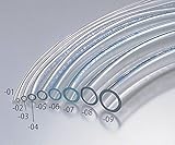 6-8236-05透明ＰＶＣチューブ（ミリサイズ）８００１－０６０９Ｅφ６×φ９１巻（２５ｍ）