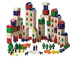 Haba Little Amsterdam 166 Piece Wooden Building Block Set (Made in Germany) [並行輸入品]