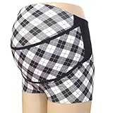 ネトゥル アーガイルチェック柄ベルトコントロールマタニティガードル M ブラック 4822