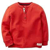 カーターズ Carter's 保温 トップス ヘンリー Tシャツ 長袖 100% 綿 サーマル 秋冬 Thermal Henley 9M (67-72cm) [並行輸入品]