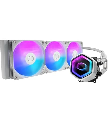 Amazon | Cooler Master MasterLiquid PL240 Flux White Edition