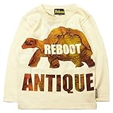 《秋冬春対応》 Reboot(リブート) 天竺アニマルPt長袖Tシャツ 130cm /Ob NO.AH-1691407