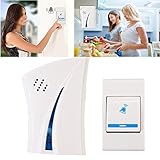 Giantree スマートワイヤレスドアベル、電子ワイヤレスミュージックドアベル高齢コールマスター家庭