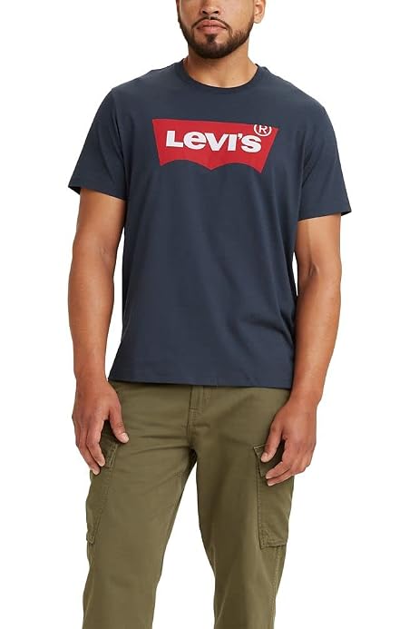 Classic Wing Logo T-Shirt Navy 