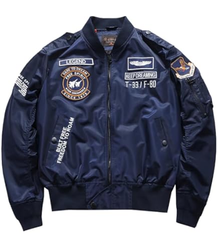 Amazon.co.jp: ジャケット メンズ MA-1 フライトジャケット 中綿