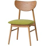 ISSEIKI ダイニングチェア (ライトブラウン)(グリーン)【完成品】CLONE DINING CHAIR (RW-LBR-GR) リビング家具 木製 インテリア 椅子