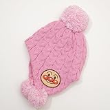 アンパンマン ニット帽 帽子 ピンク色 46-48cm/48-50cm(EA9777) (46-48cm)