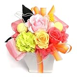 【即日出荷】送料込み♪♪プリザーブドフラワー　プティット　クリアケース付 (パステルミックス)【枯れないお花 ギフト 贈り物 誕生日プレゼント 女性 結婚祝い お祝い 花 フラワーギフト 還暦祝い 誕