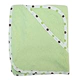 American Baby Company 100% Organic Cotton Terry Hooded Towel Set, Celery by American Baby Company [並
