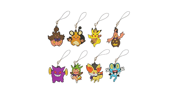 ポケモンセンターオリジナル ラバーストラップコレクション Pokemon Spooky Party コンプリートセット アニメ 萌えグッズ ホビー