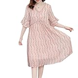 XFY マタニティ ワンピース ゆるふわ ゆったり 大きいサイズ 妊娠服 おしゃれ エレガント 韓国風 カジュアル 可愛い 花柄 きれいめ 産前産後 妊婦用 出産準備 出産祝い (M)